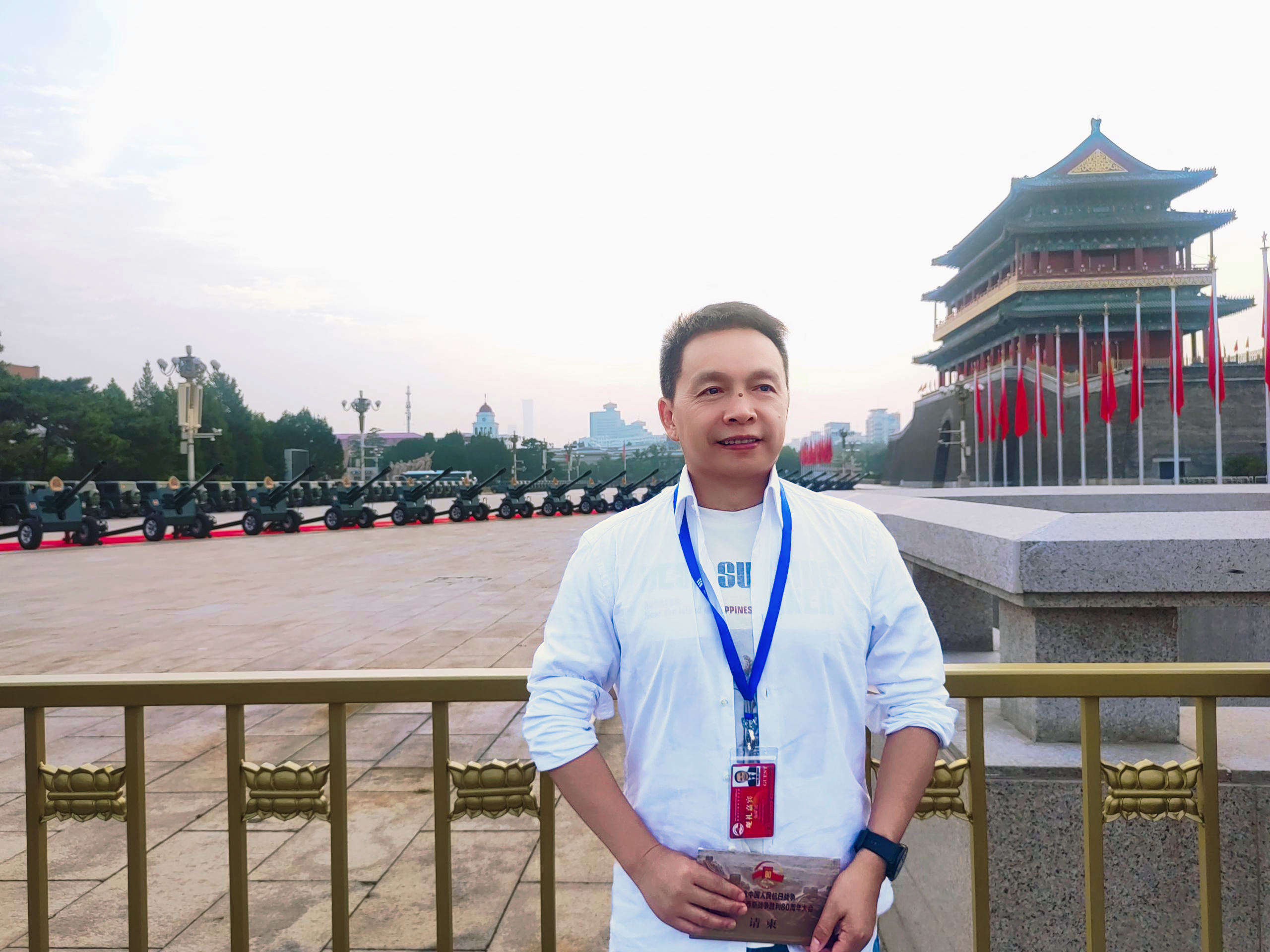 抗戰(zhàn)勝利80周年！鹽津鋪?zhàn)訌垖W(xué)武第二次受邀觀禮祖國(guó)大閱兵！